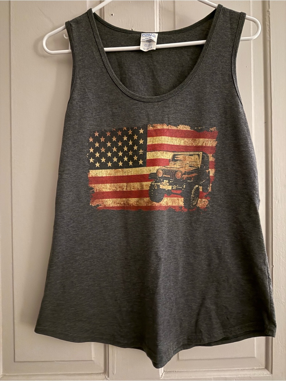American Flag Jeep Tank Top